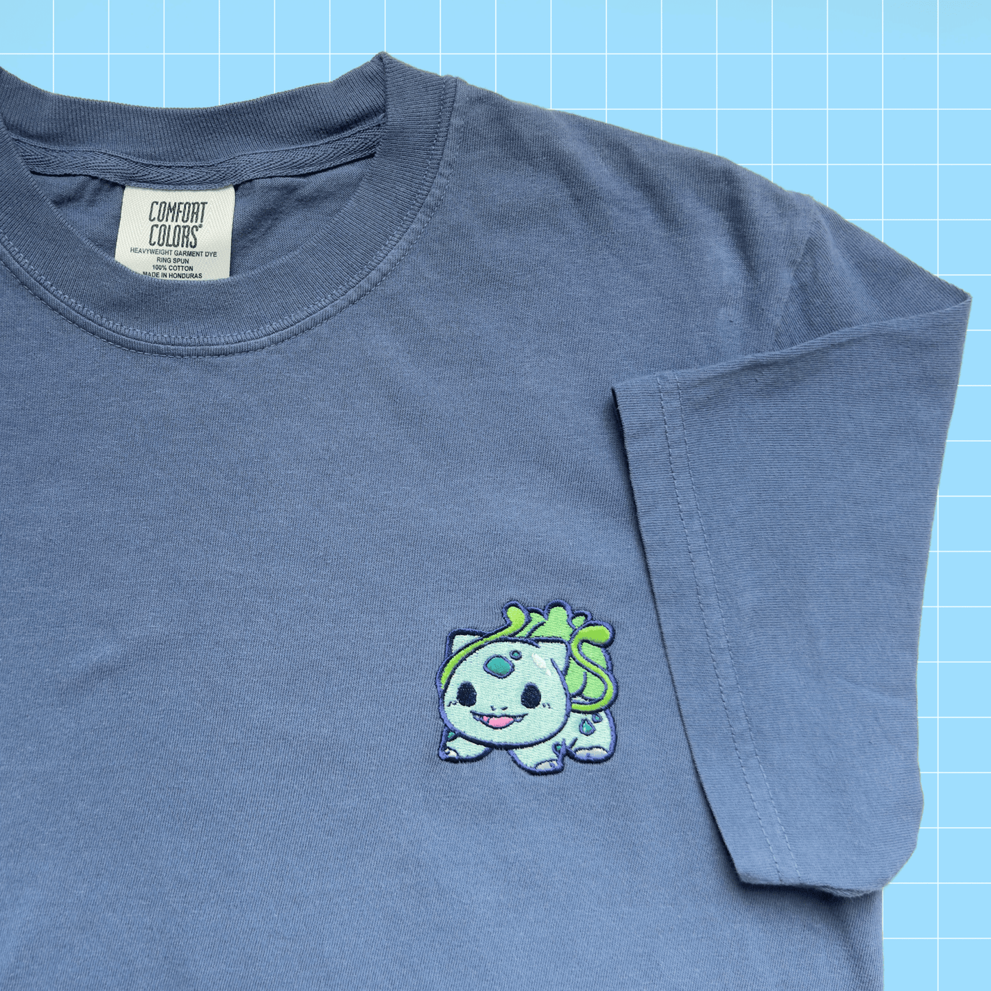 Bulbasaur Embroidered Shirt | Comfort Colors - HeyyoJojo