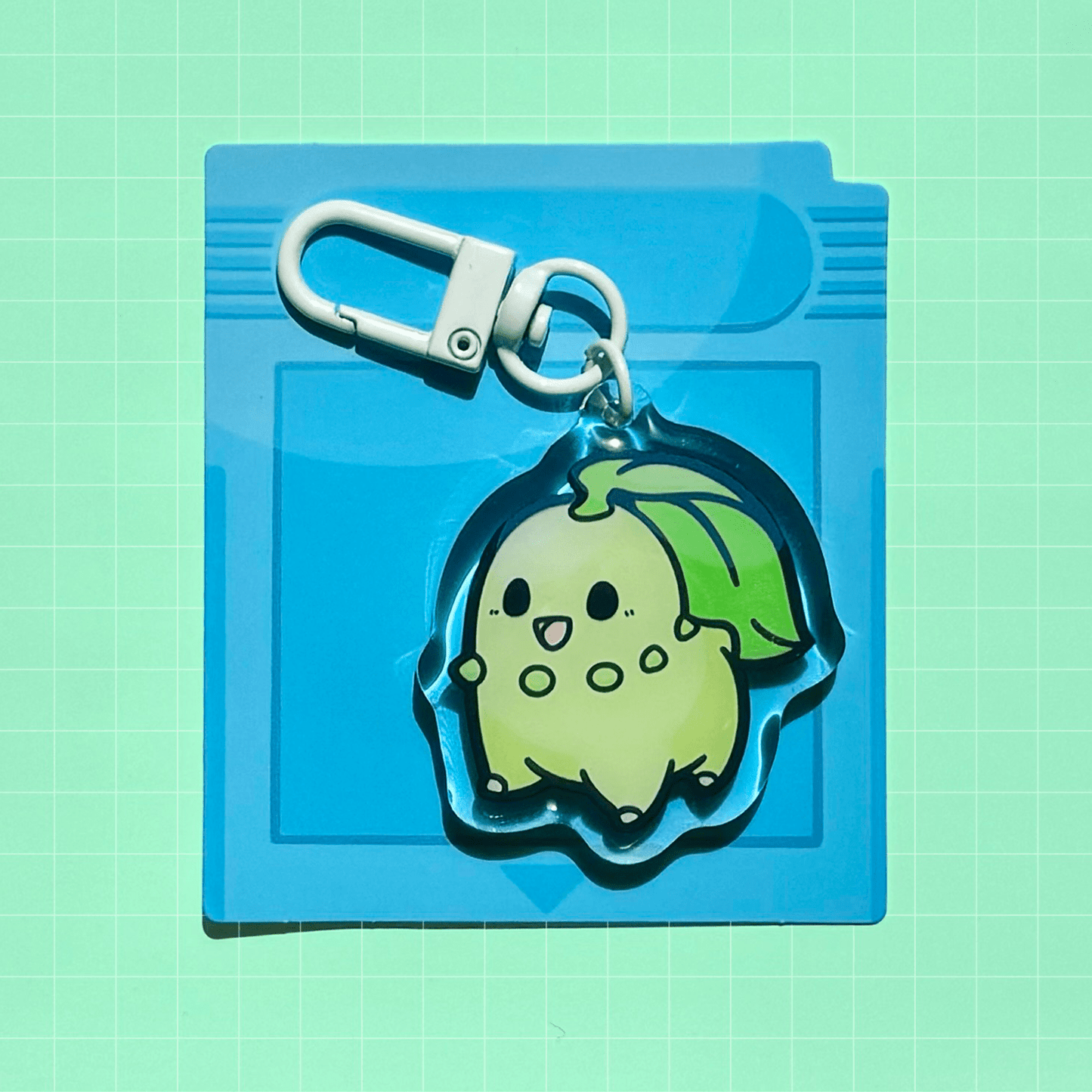 Chikorita Party Charm - HeyyoJojo
