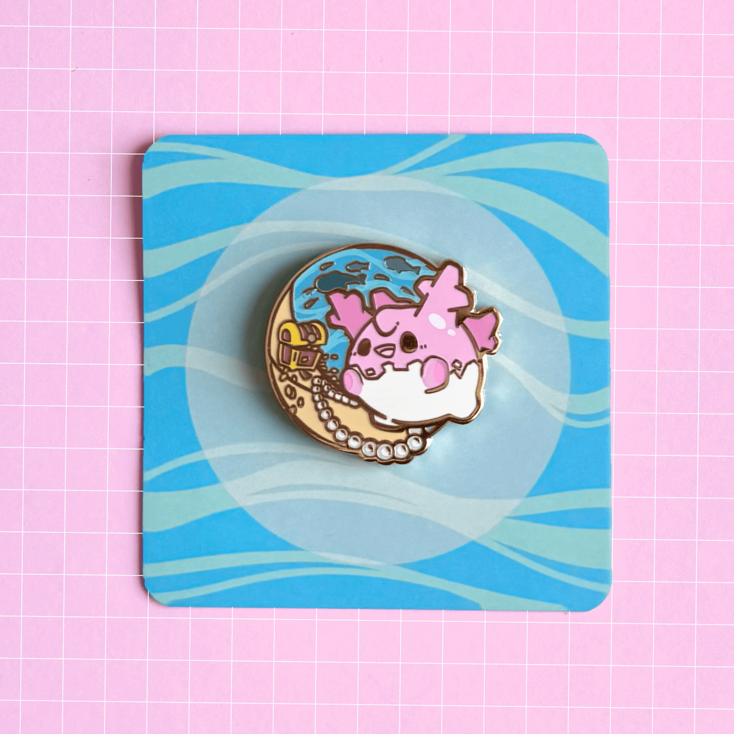 Corsola Party Friend Pin - HeyyoJojo