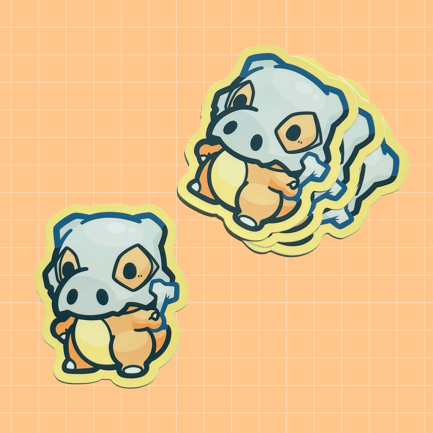 Cubone Party Sticker - HeyyoJojo
