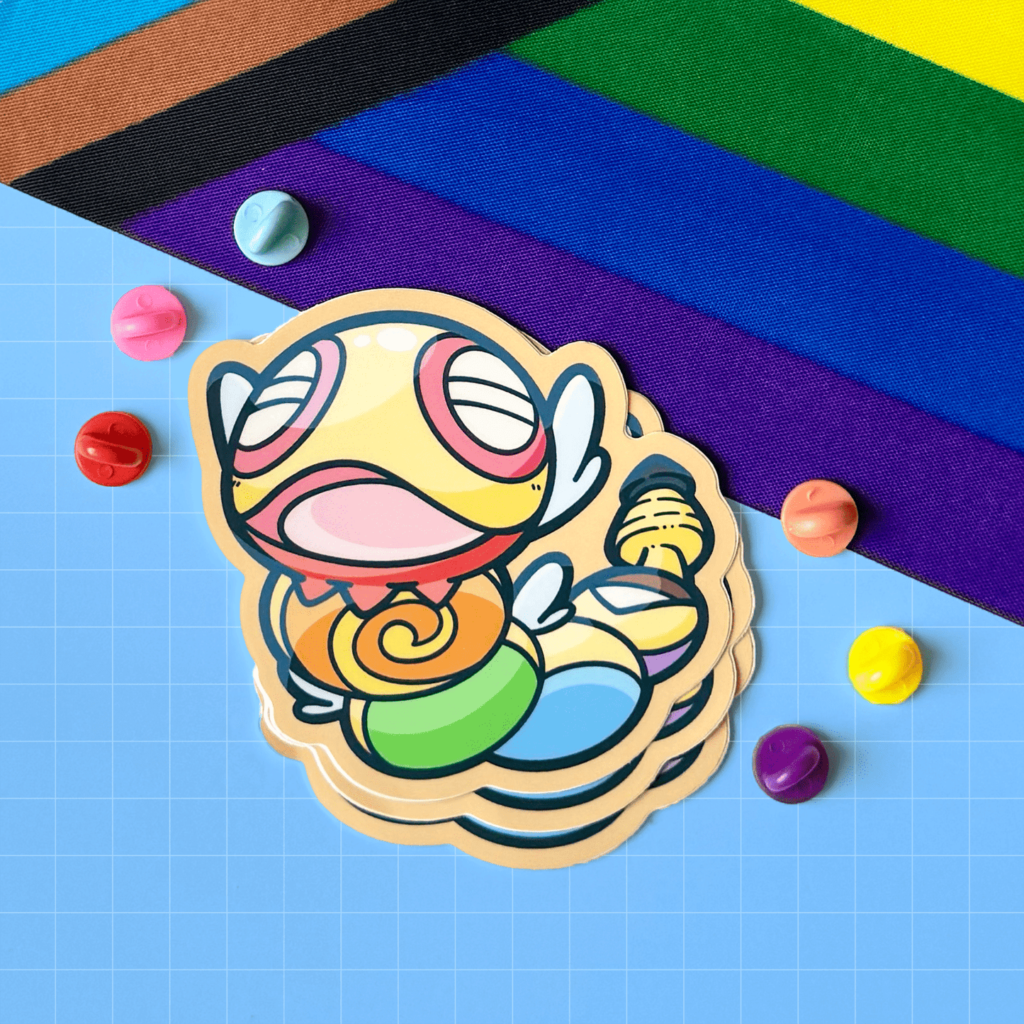 Dudunsparce PokéPRIDE Sticker - HeyyoJojo