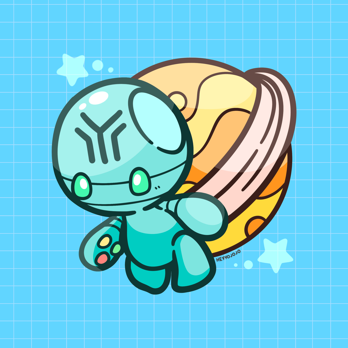 Elgyuem Sticker | Galaxy - HeyyoJojo