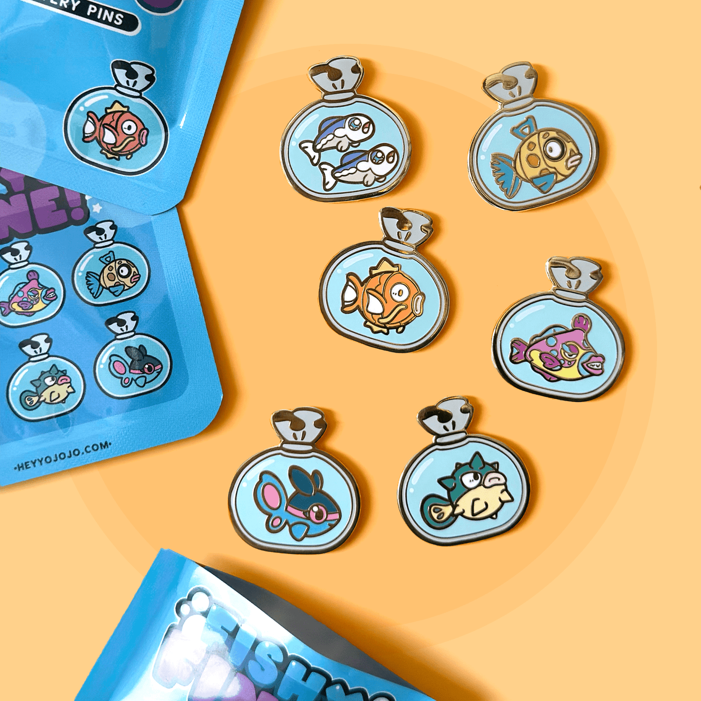 Fishy Finds Mystery Pins - HeyyoJojo