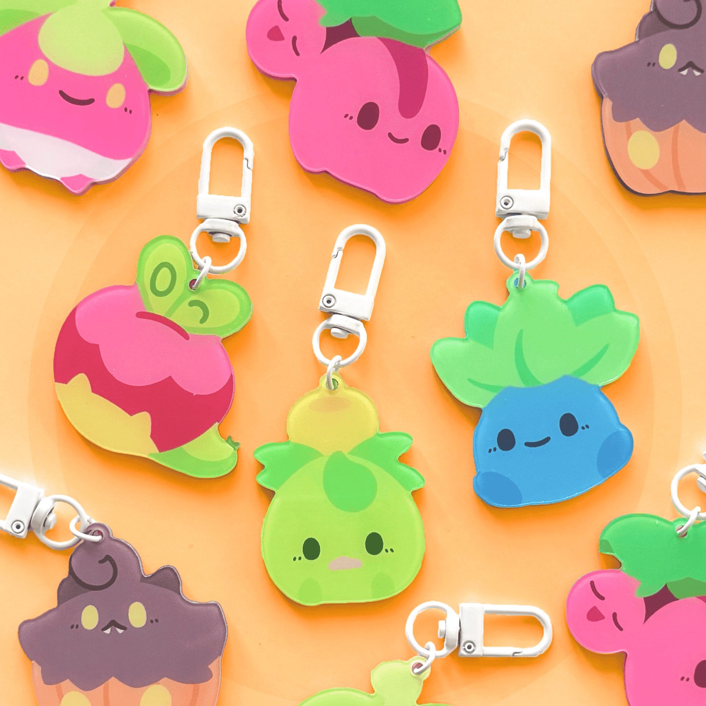 Fruit Salad Acrylic Charm - HeyyoJojo
