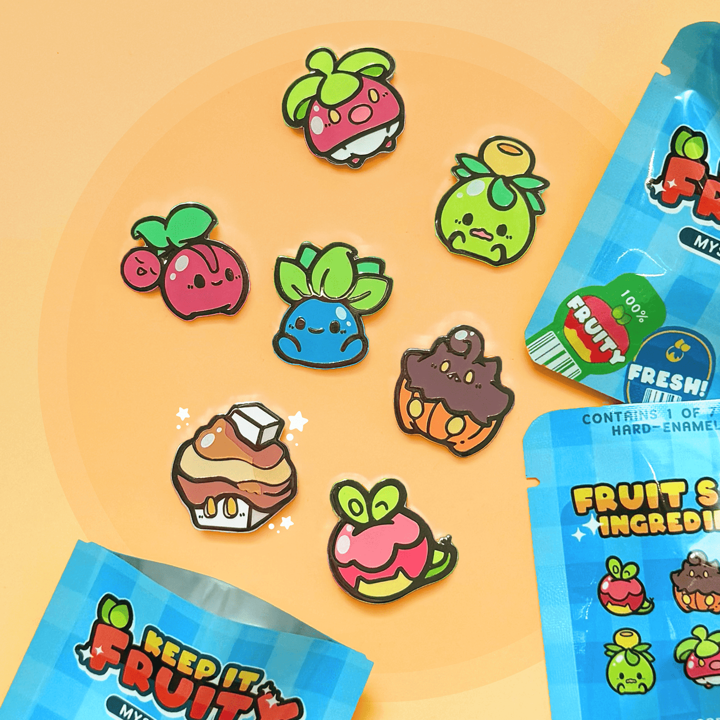 Fruit Salad Mystery Pins - HeyyoJojo
