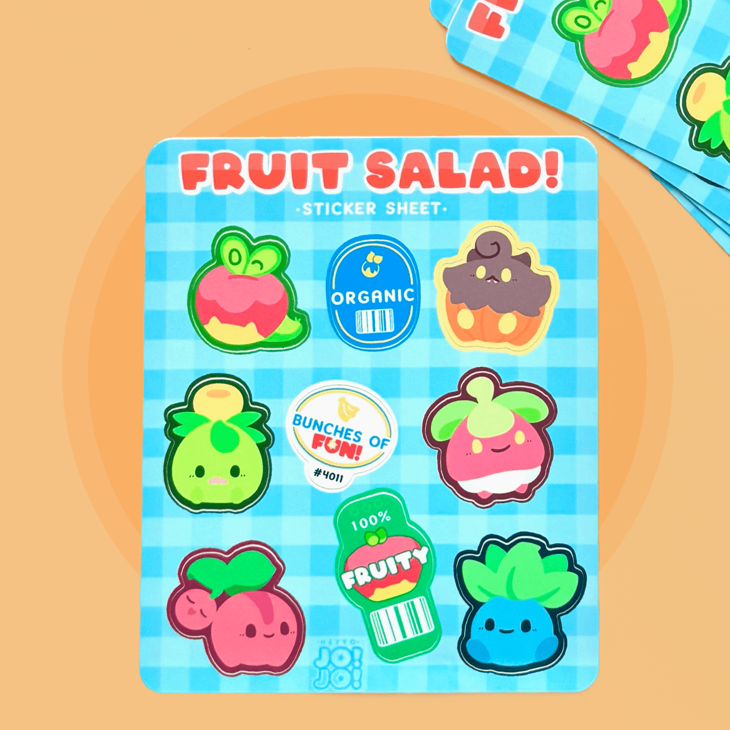 Fruit Salad Sticker Sheet - HeyyoJojo