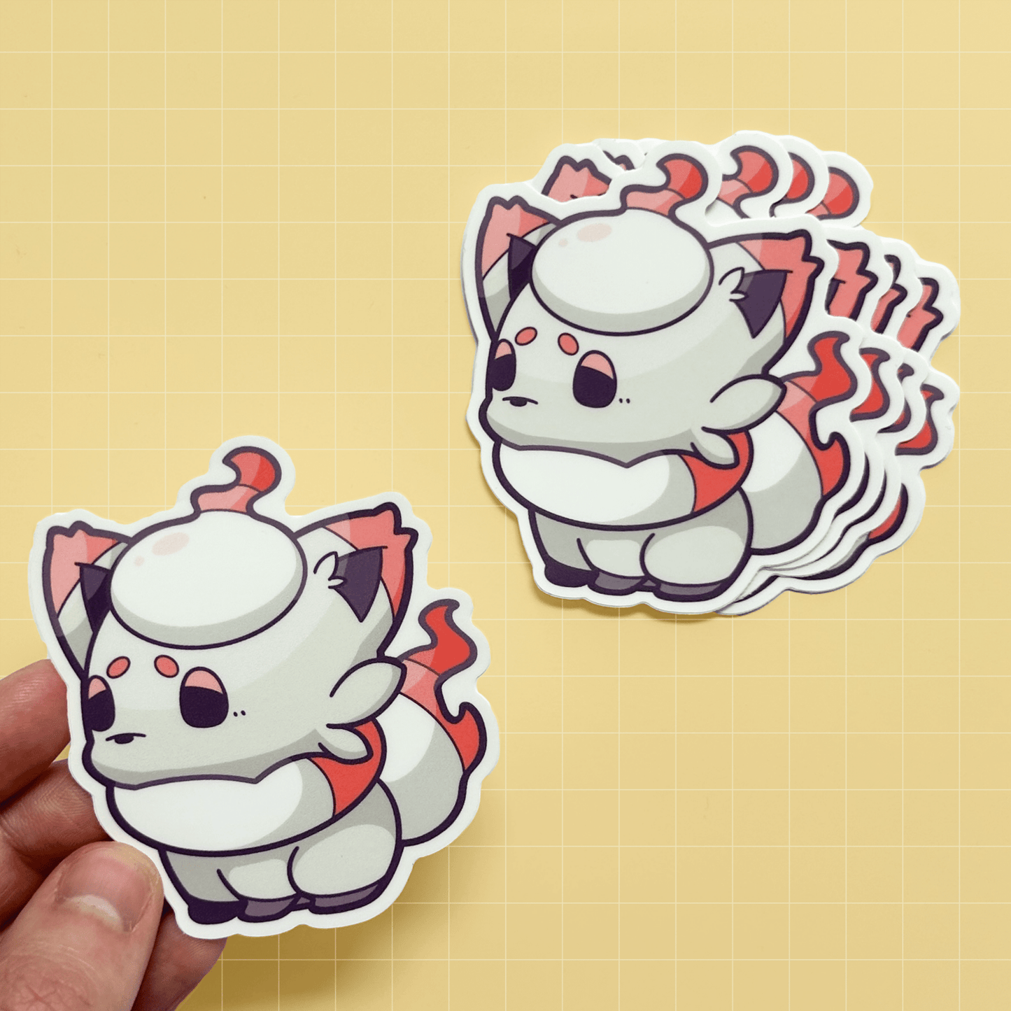 Hisuian Zorua Party Friend Sticker - HeyyoJojo