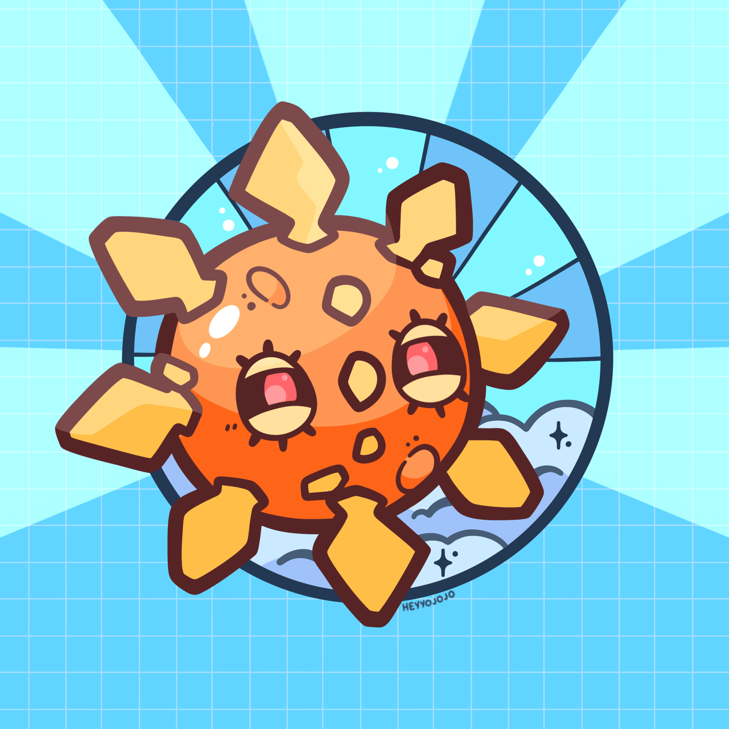 Holo Solrock Sticker | Galaxy - HeyyoJojo