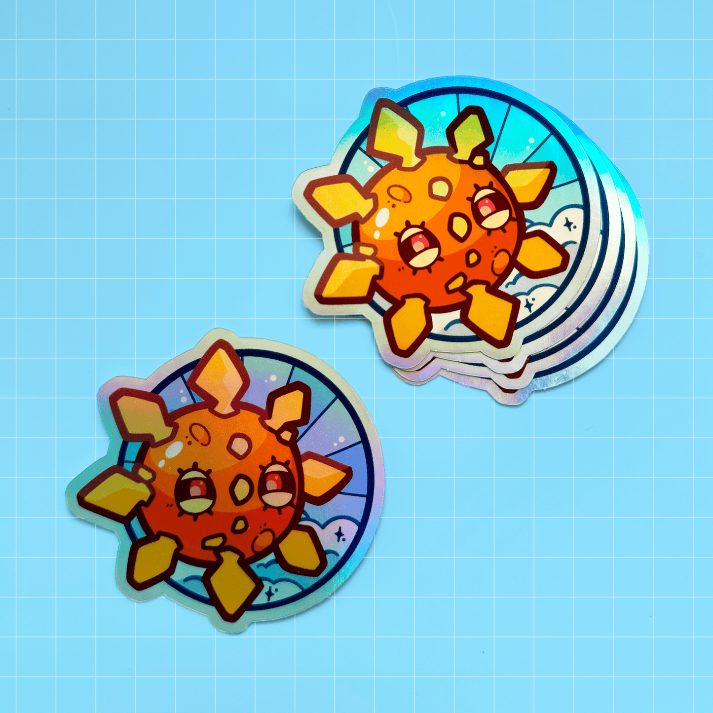 Holo Solrock Sticker | Galaxy - HeyyoJojo