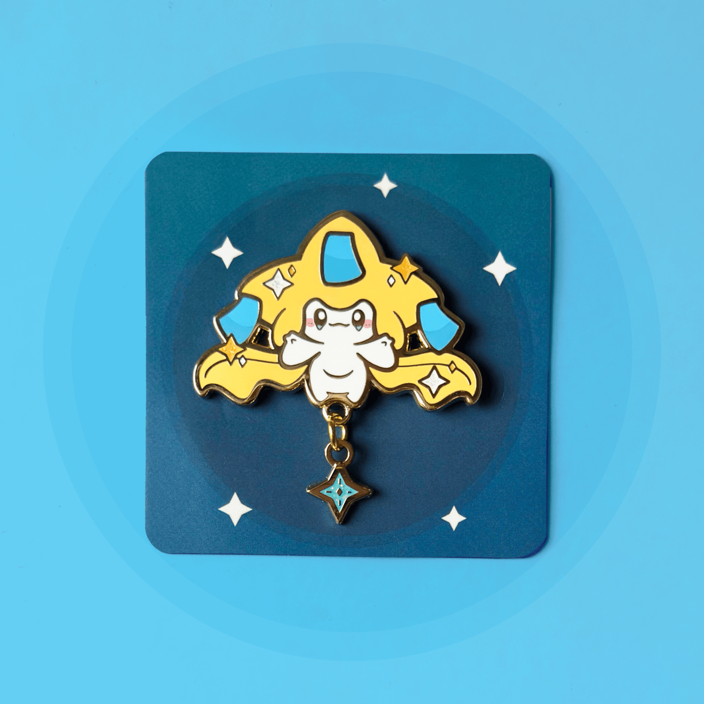 Jirachi Party Friend Pin - HeyyoJojo