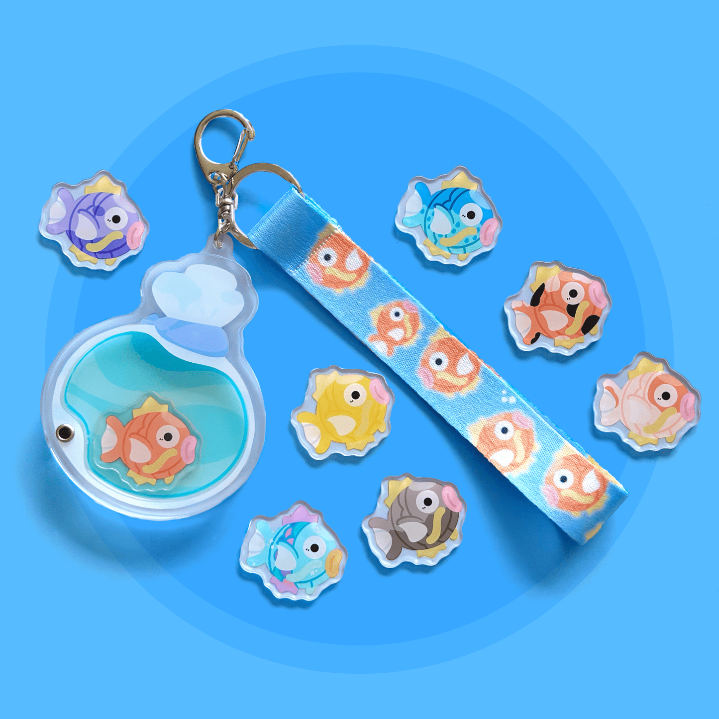 Karp Shaker Acrylic Charm Bundle - HeyyoJojo