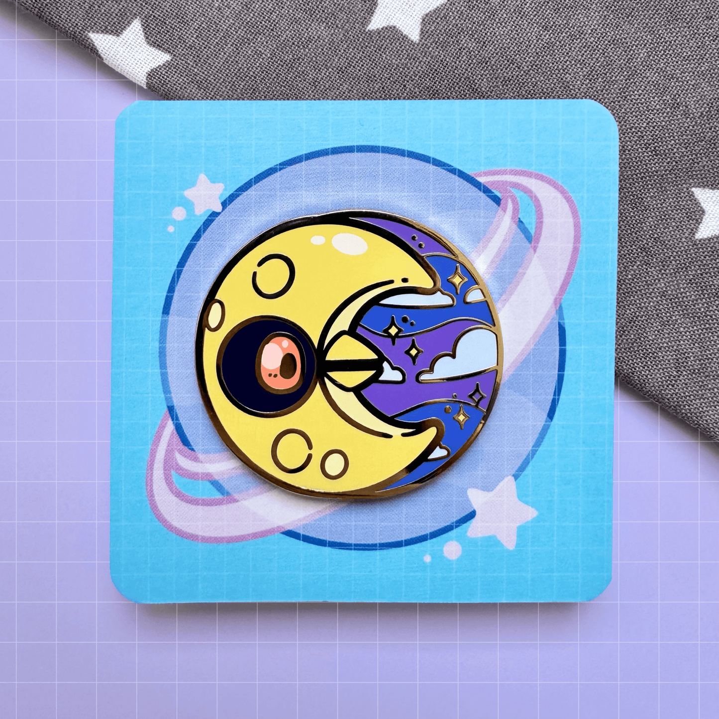 Lunatone Pin | Galaxy - HeyyoJojo