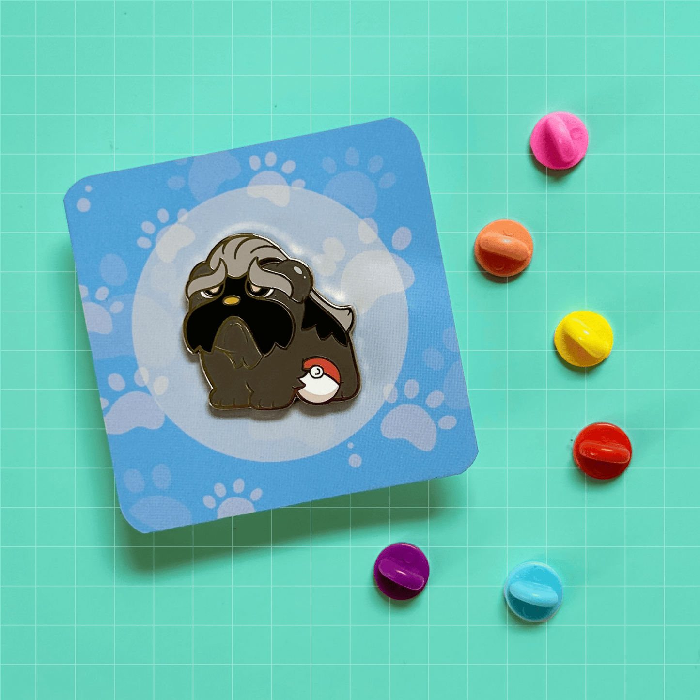 Mabosstiff Party Friend Pin - HeyyoJojo