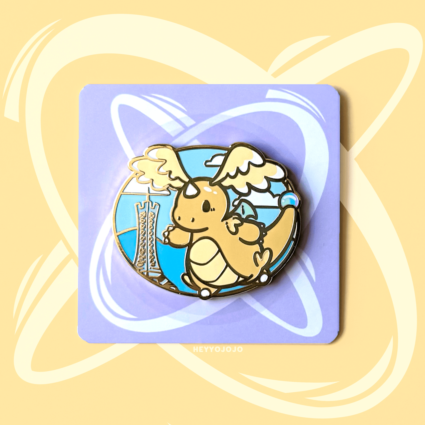 Mega Dragonite Pin - HeyyoJojo