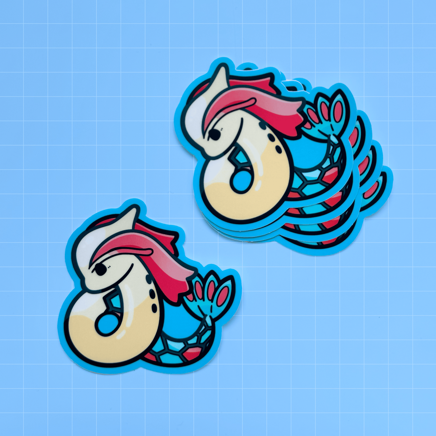 Milotic Party Friend Sticker - HeyyoJojo
