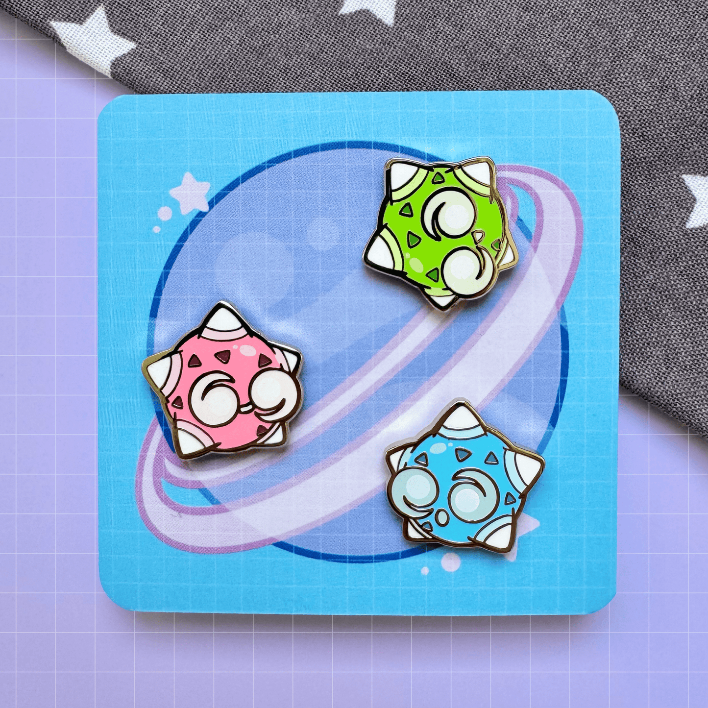 Minior Pin Set | Galaxy - HeyyoJojo