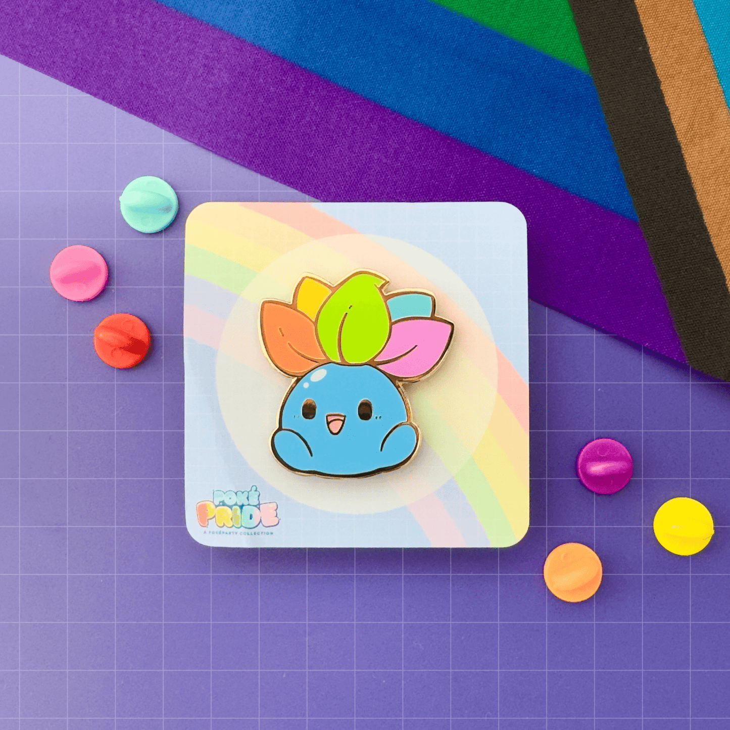 Oddish PokéPRIDE Pin - HeyyoJojo