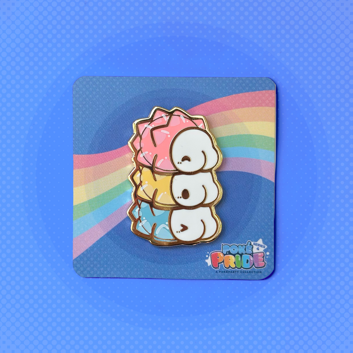 Pansexual Snom PokéPRIDE Pin