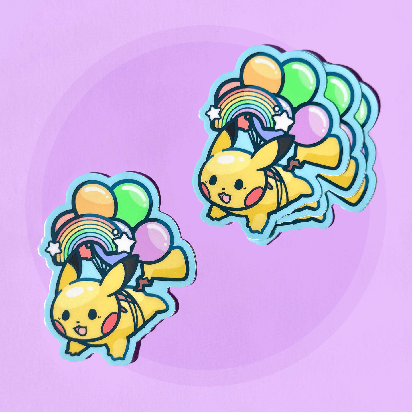 Pikachu PokéPRIDE Sticker - HeyyoJojo