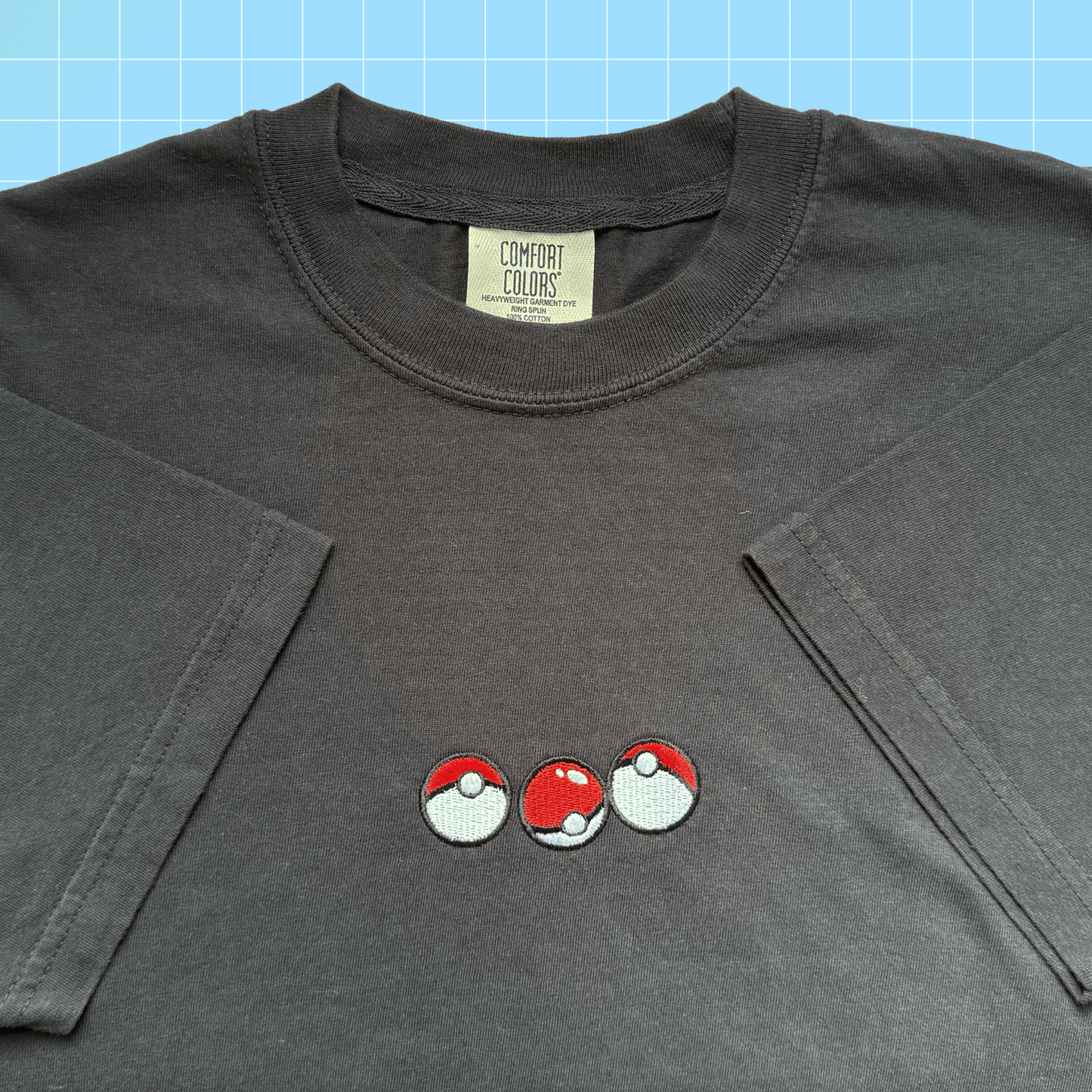 Pokéball Party Embroidered Shirt | Comfort Colors - HeyyoJojo