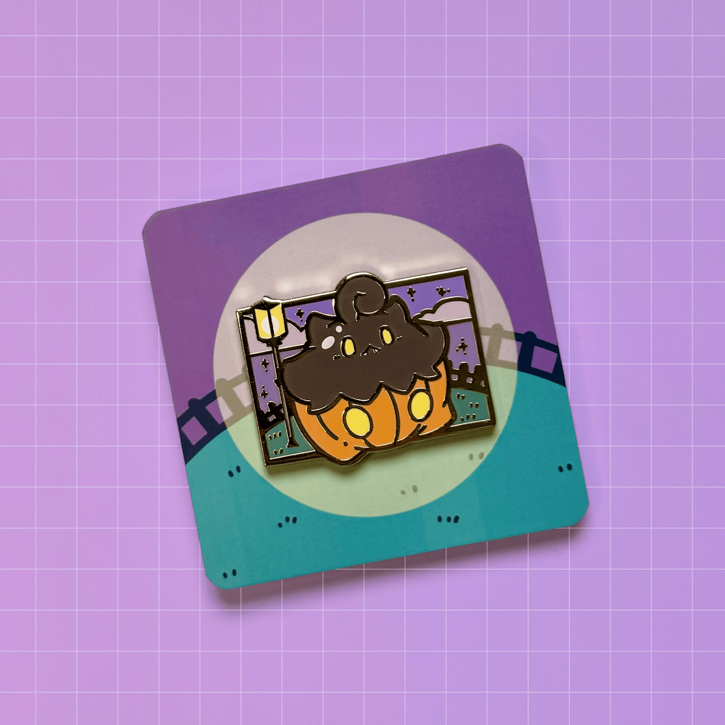 Pumpkaboo Party Friend Pin - HeyyoJojo