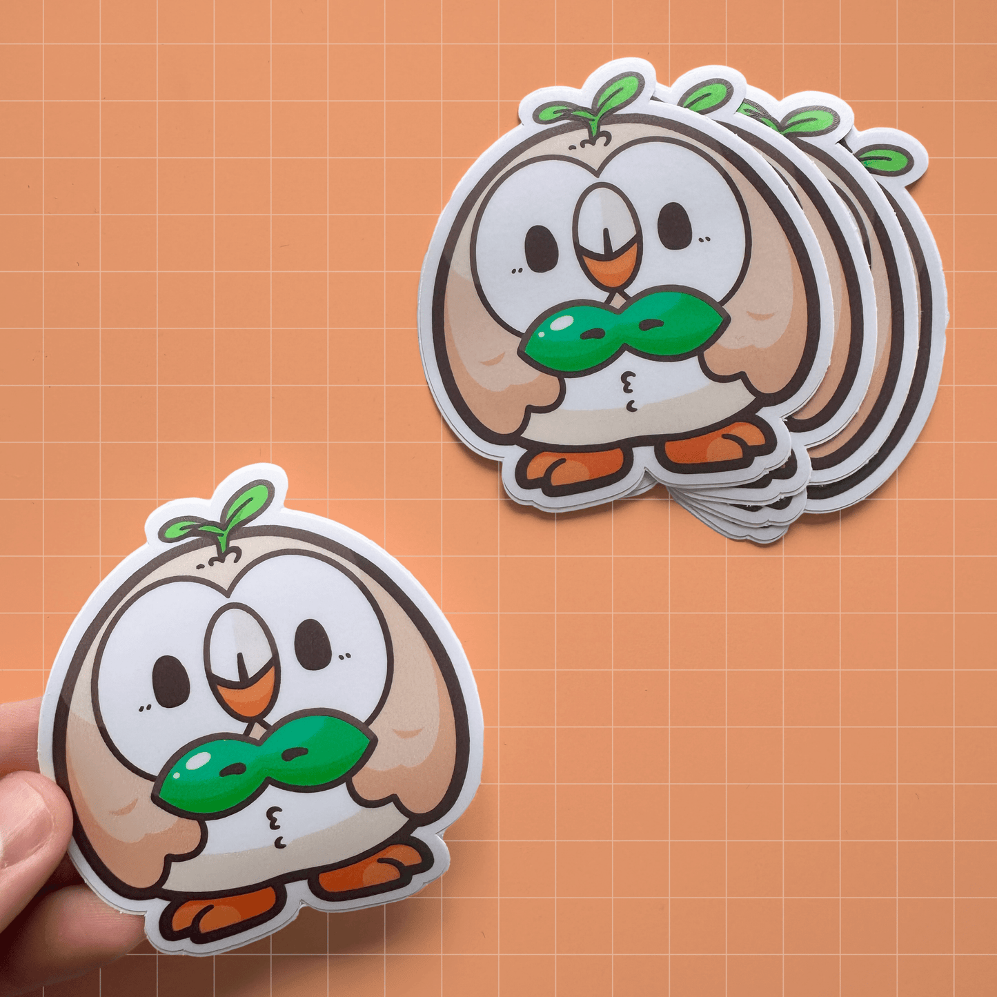 Rowlet Party Friend Sticker - HeyyoJojo