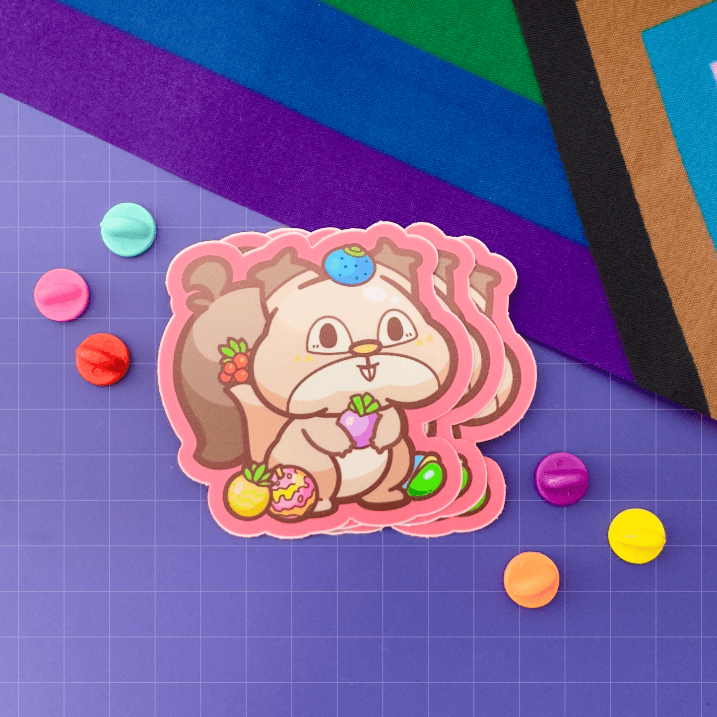 Skwovet Berries PokéPRIDE Sticker - HeyyoJojo