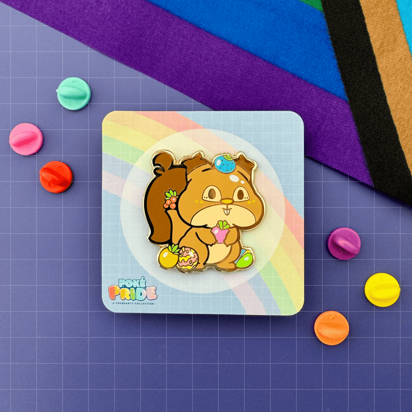 Skwovet PokéPRIDE Pin - HeyyoJojo