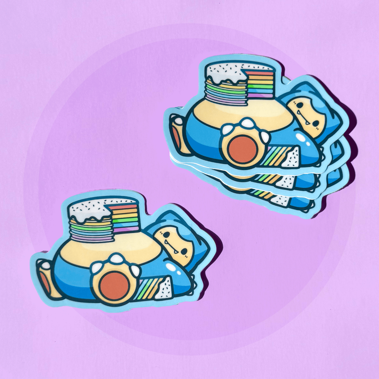 Snorlax PokéPRIDE Sticker - HeyyoJojo