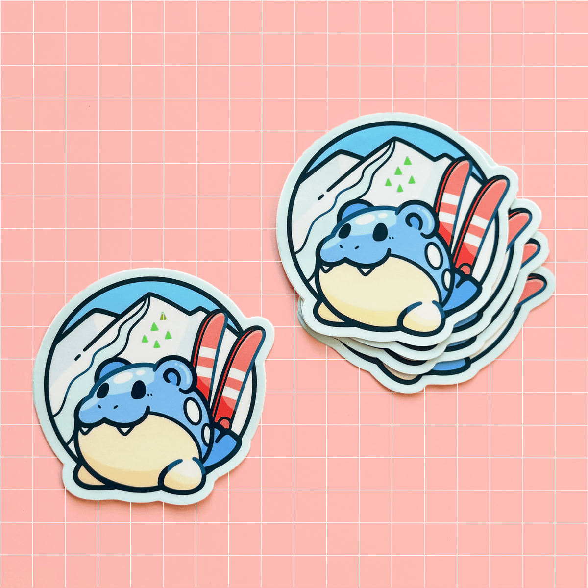 Spheal Party Friend Sticker - HeyyoJojo