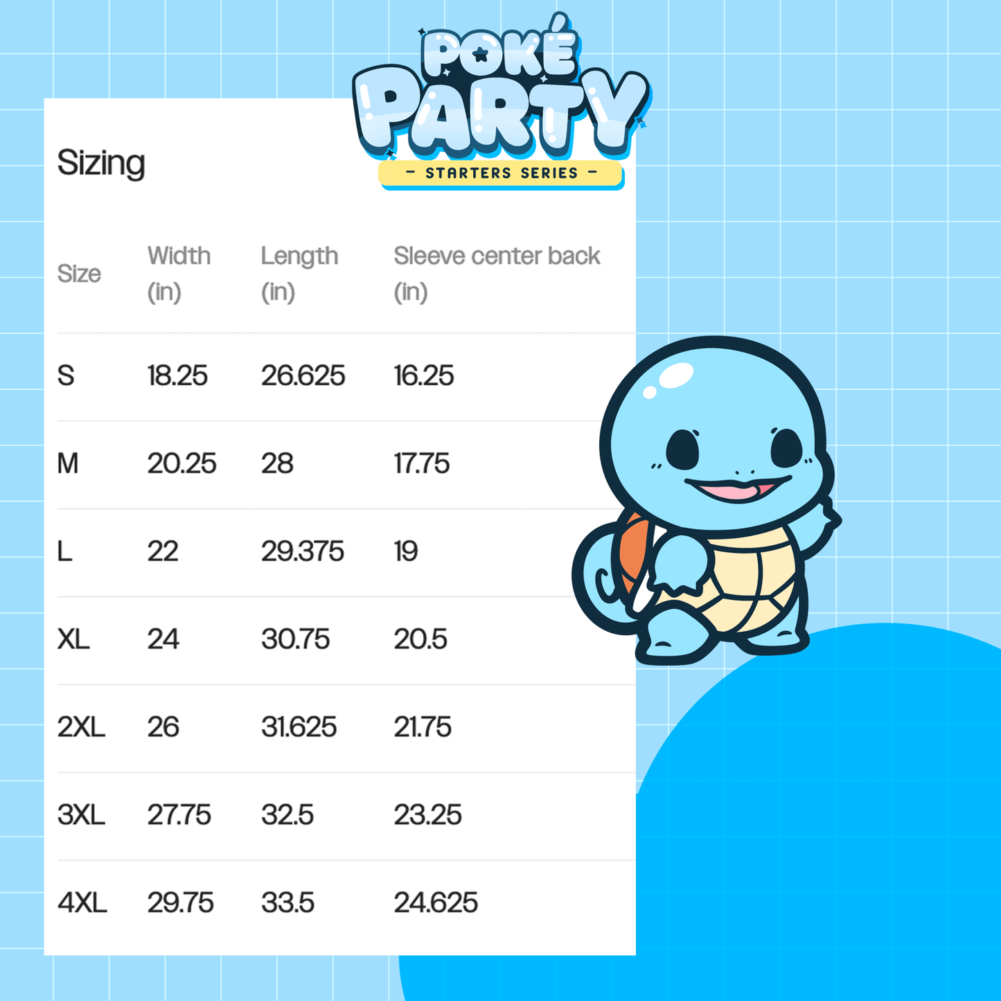 Squirtle Embroidered Shirt | Comfort Colors - HeyyoJojo