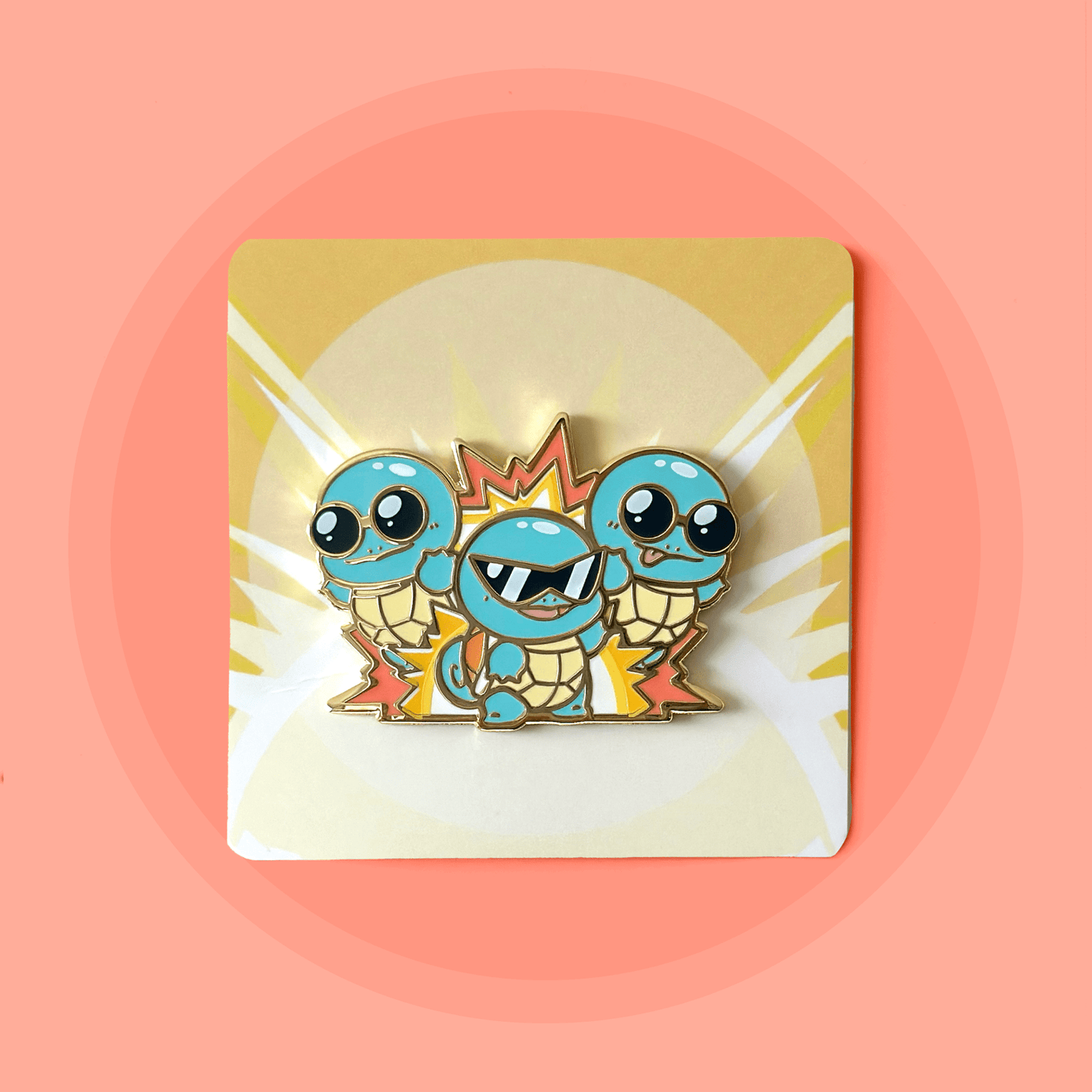 Squirtle Squad Party Friend Pin - HeyyoJojo