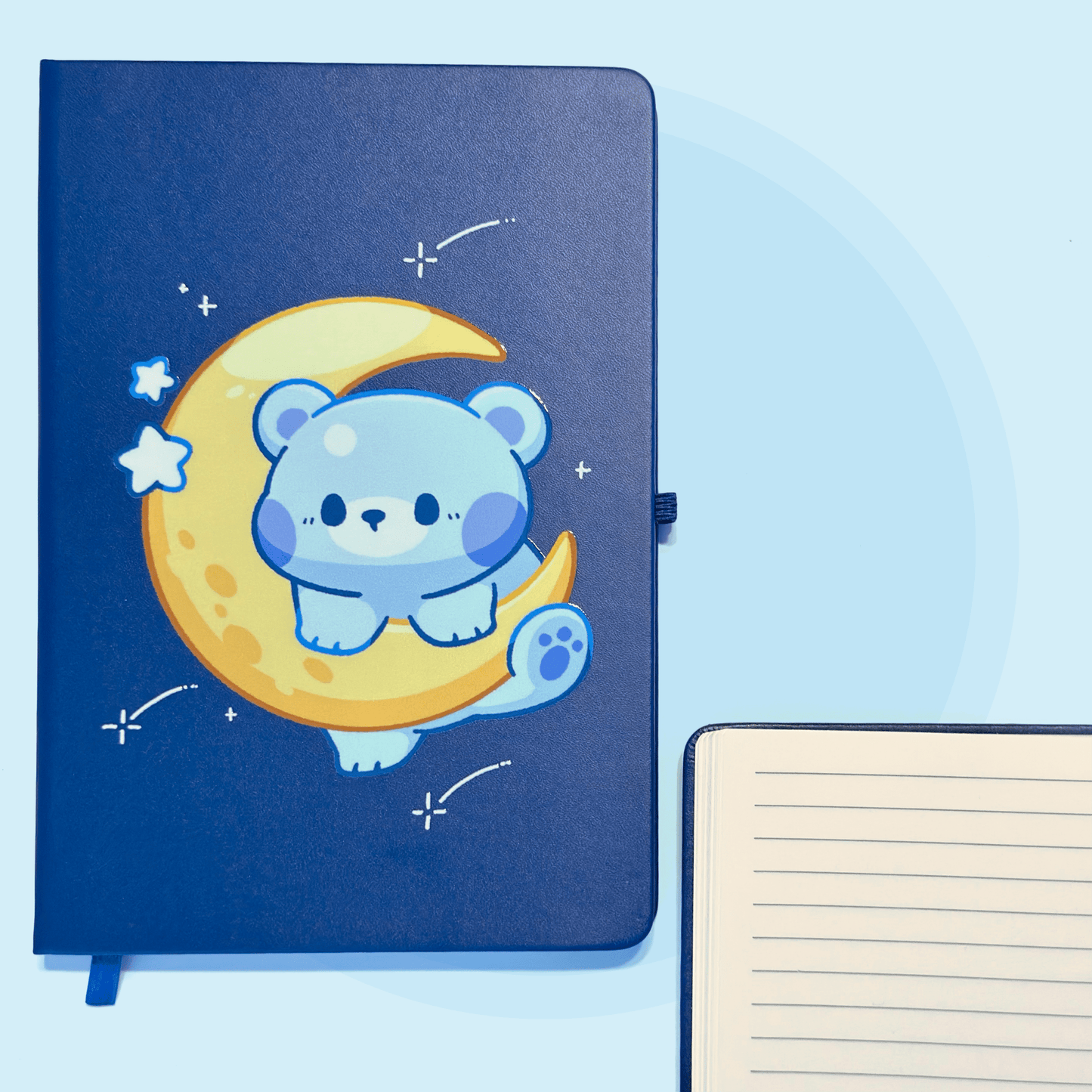 Starry Bear A5 Notebook - HeyyoJojo