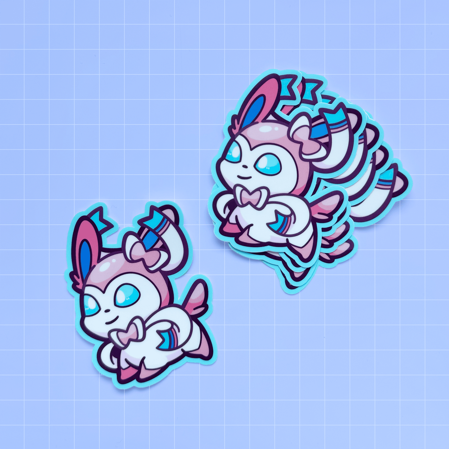 Sylveon Party Friend Sticker - HeyyoJojo