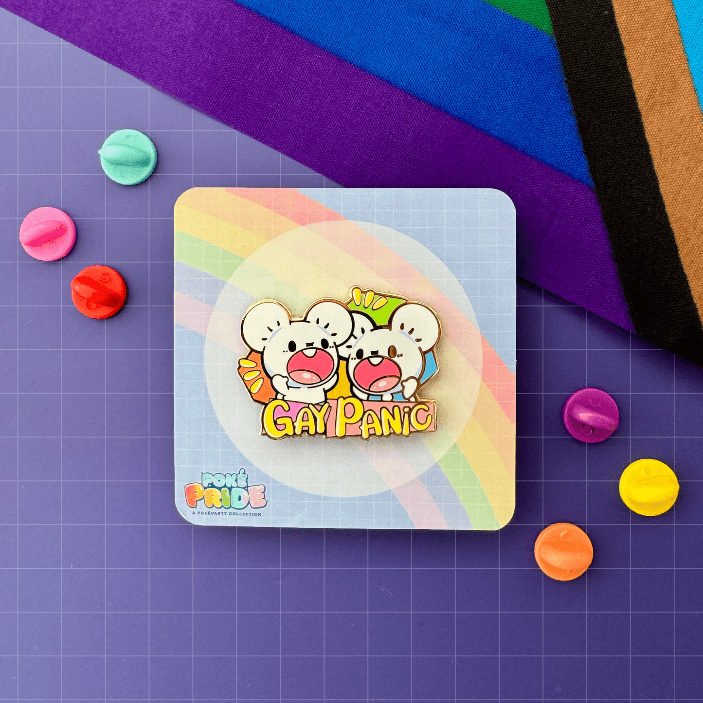 Tandemaus PokéPRIDE Pin - HeyyoJojo