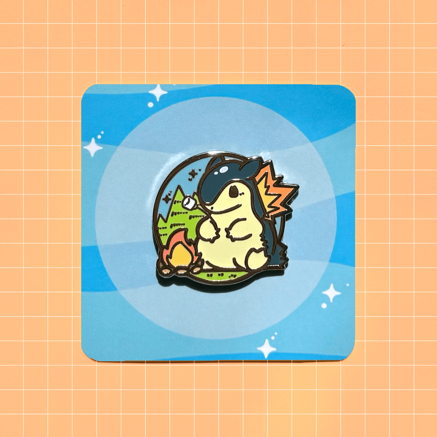 Typhlosion Party Friend Pin - HeyyoJojo
