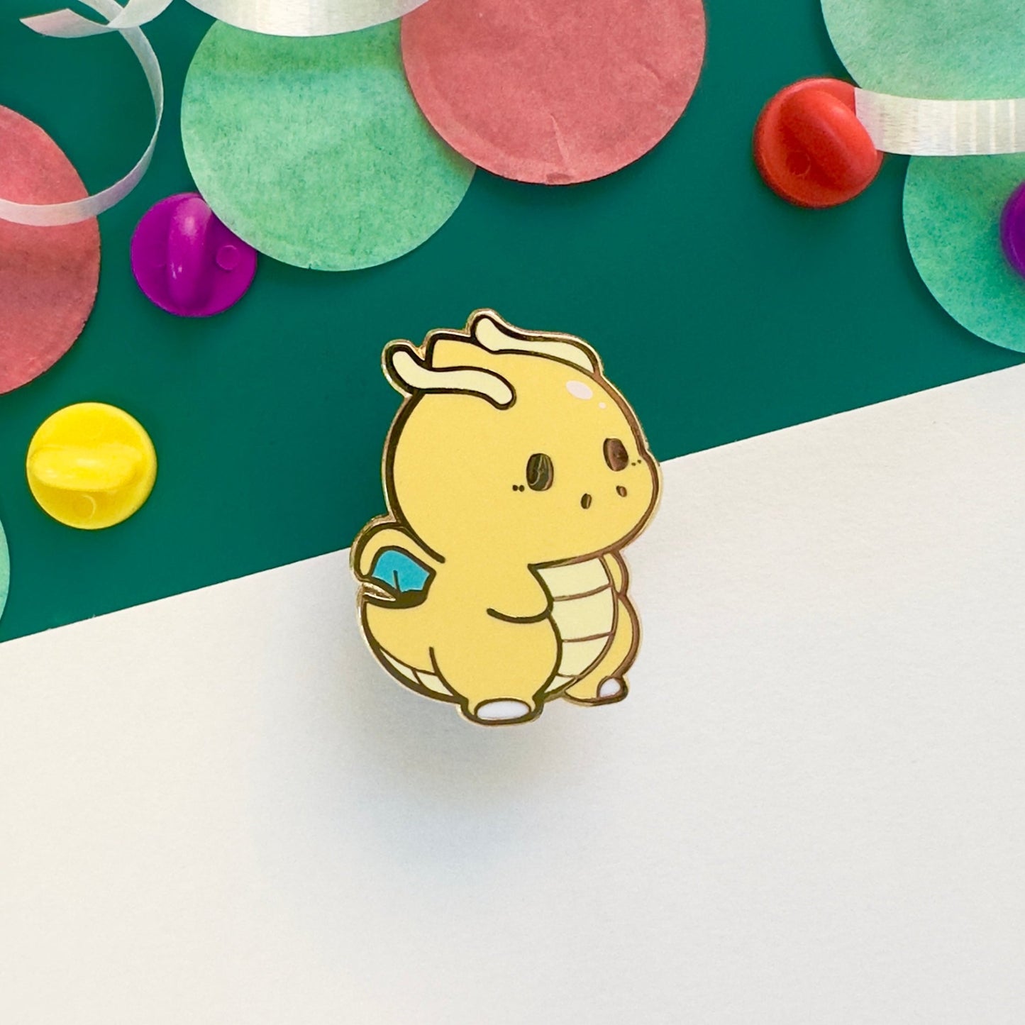 Dragonite Party Friend Pin - HeyyoJojo