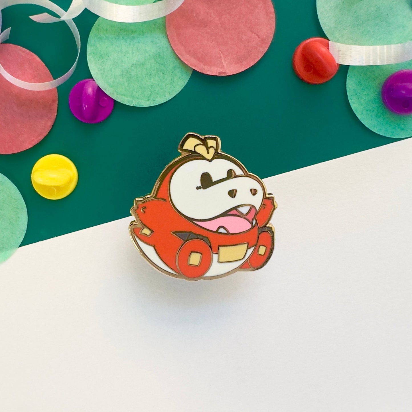 Fuecoco Party Friend Pin - HeyyoJojo