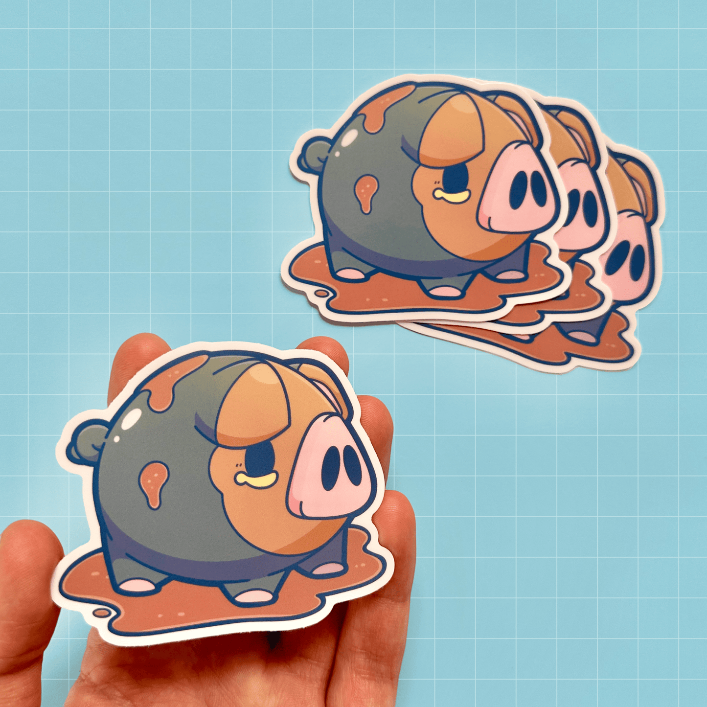 Lechonk Party Friend Sticker - HeyyoJojo
