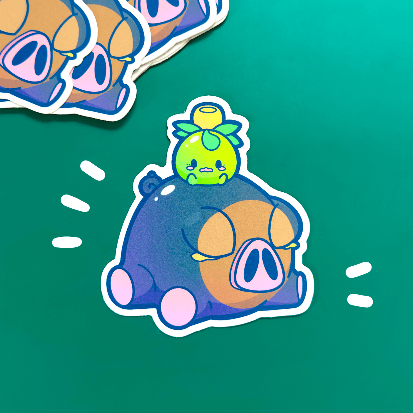 Smoliv & Lechonk Sticker - HeyyoJojo
