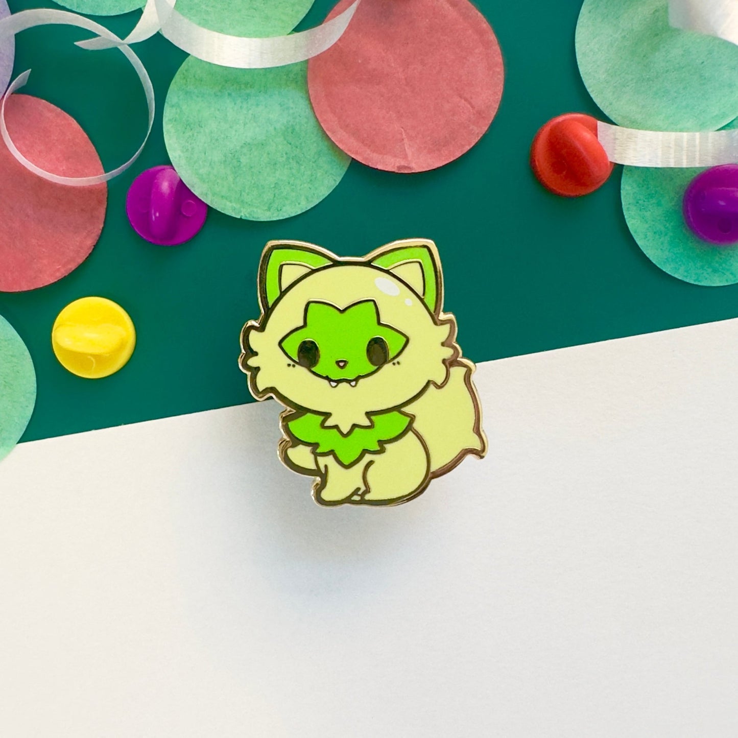 Sprigatito Party Friend Pin - HeyyoJojo