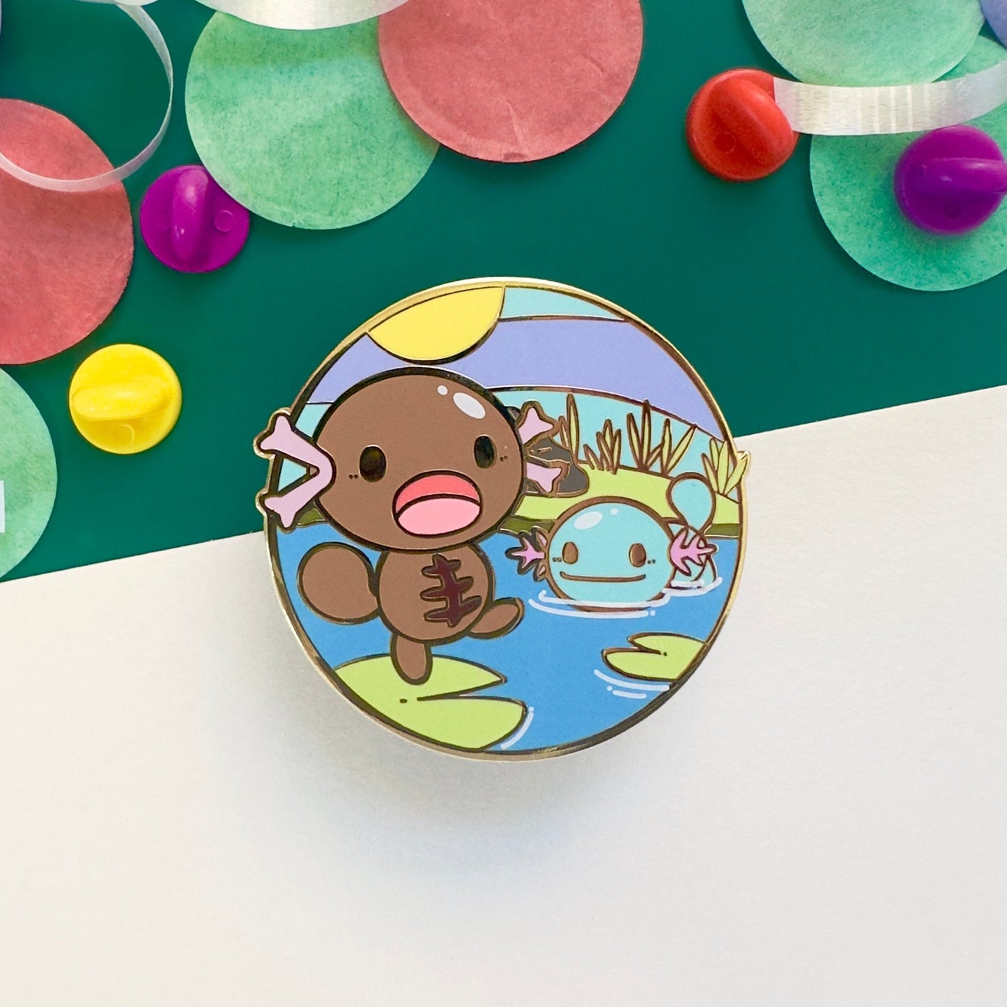Wooper & Wooper Paldea Pin - HeyyoJojo
