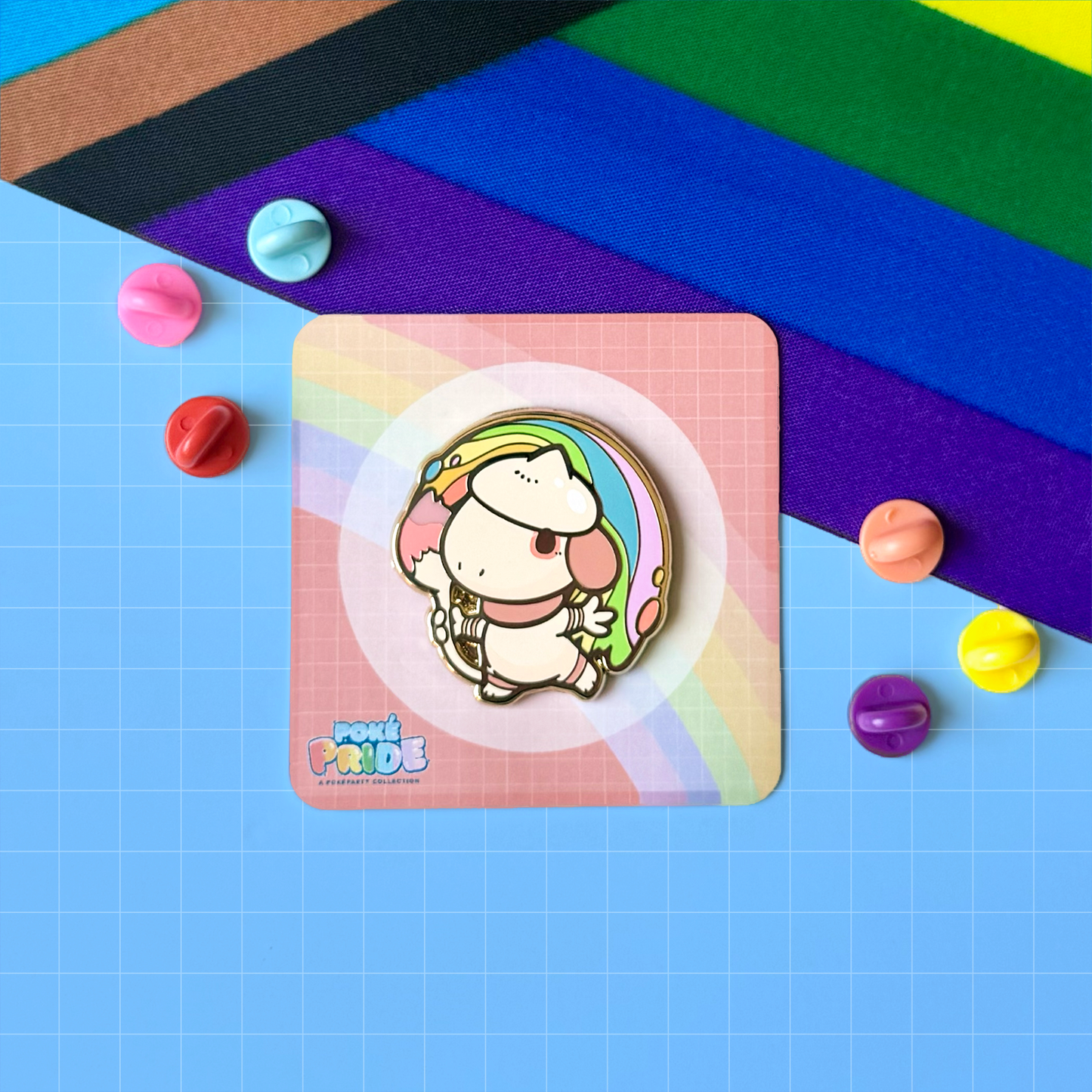 Smeargle PokéPRIDE Pin