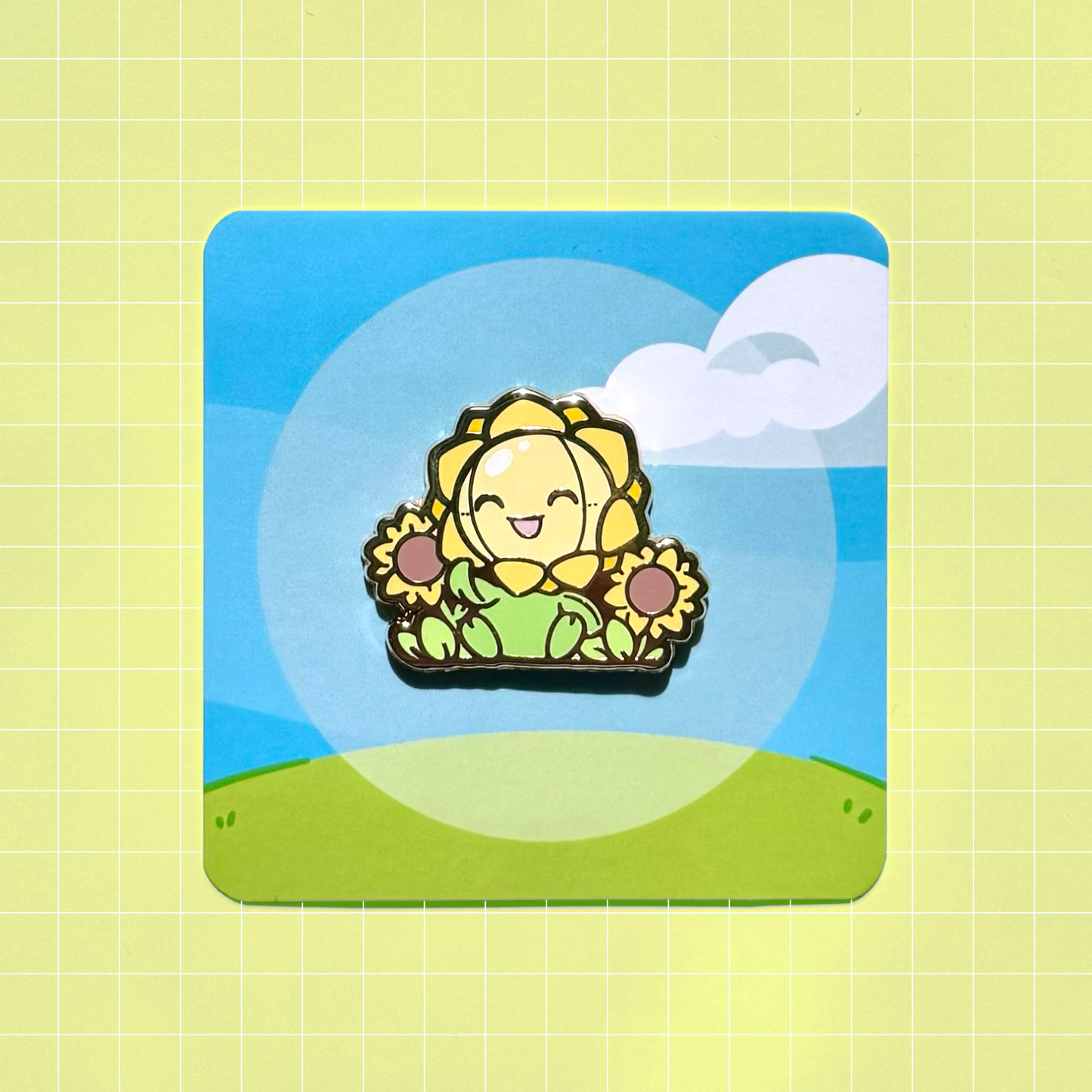 Sunflora Party Friend Pin