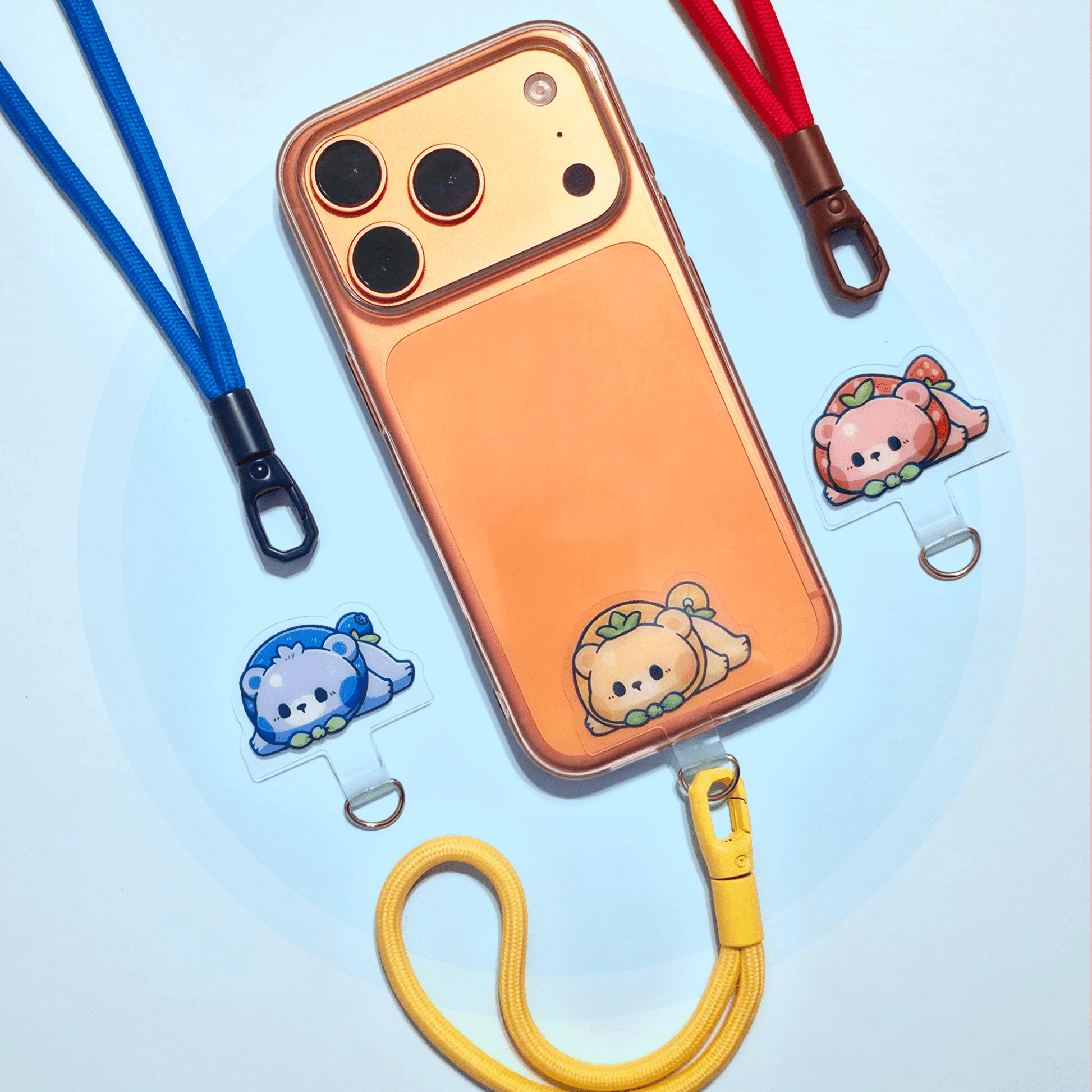 Berry Bear Phone Strap & Lanyard - HeyyoJojo