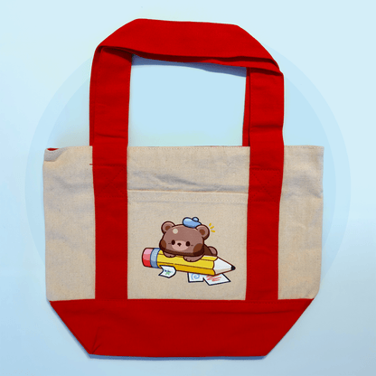 Bestie Bear Mini Zippered Tote - HeyyoJojo