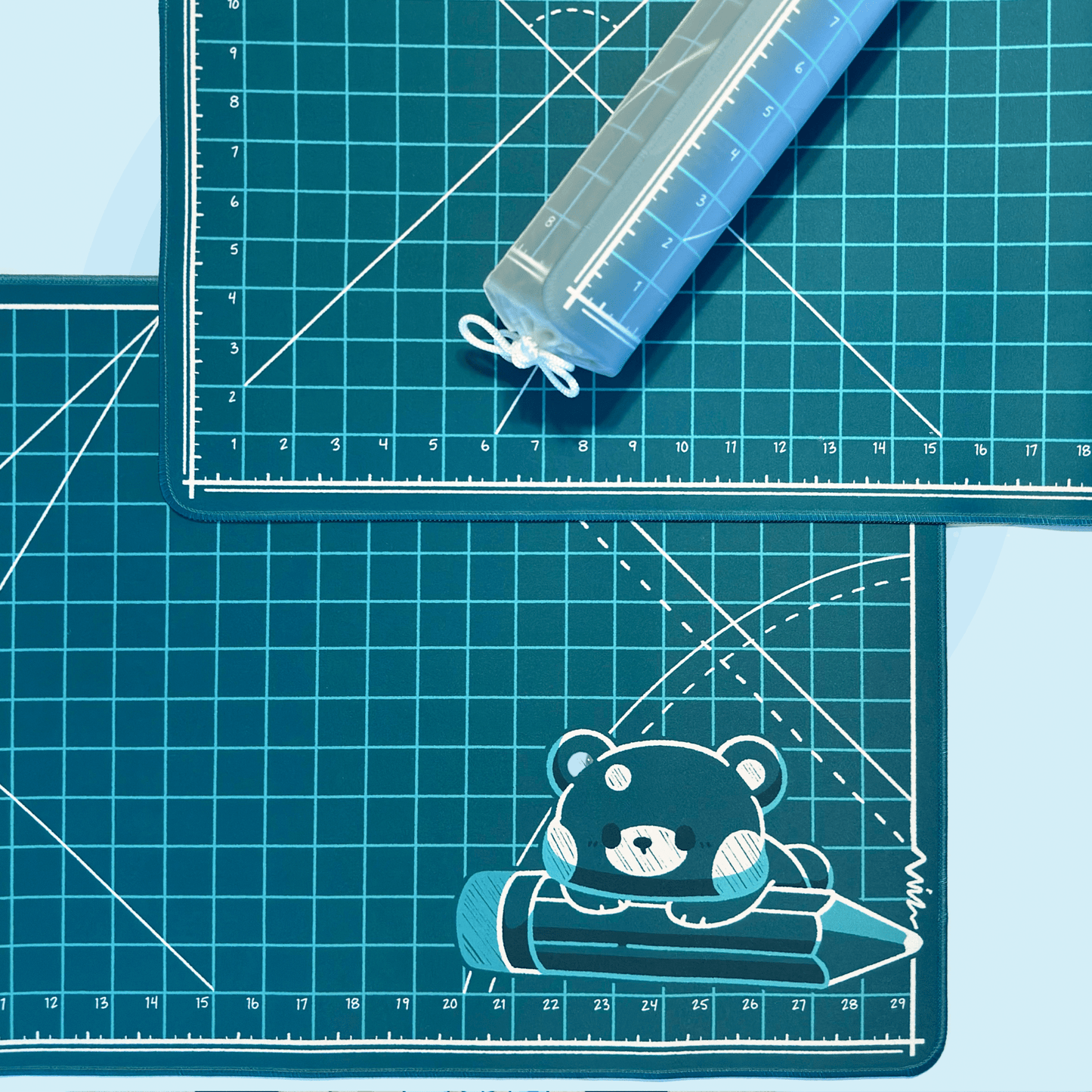 Drafting Bear Deskmat - HeyyoJojo