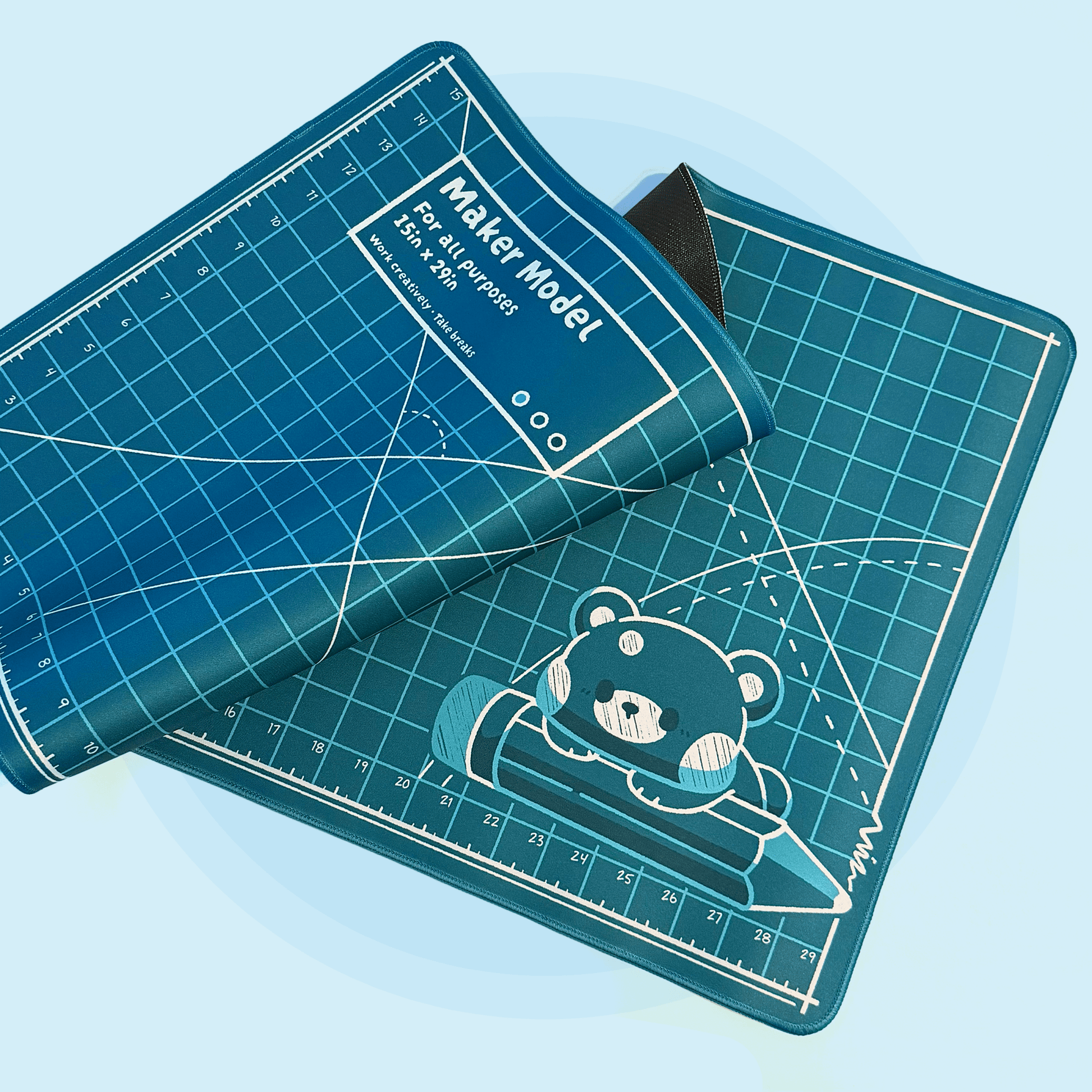Drafting Bear Deskmat - HeyyoJojo