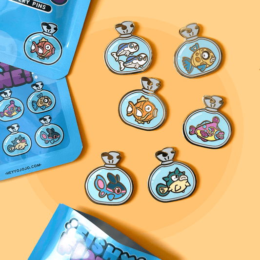 Fishy Finds Mystery Pins - HeyyoJojo