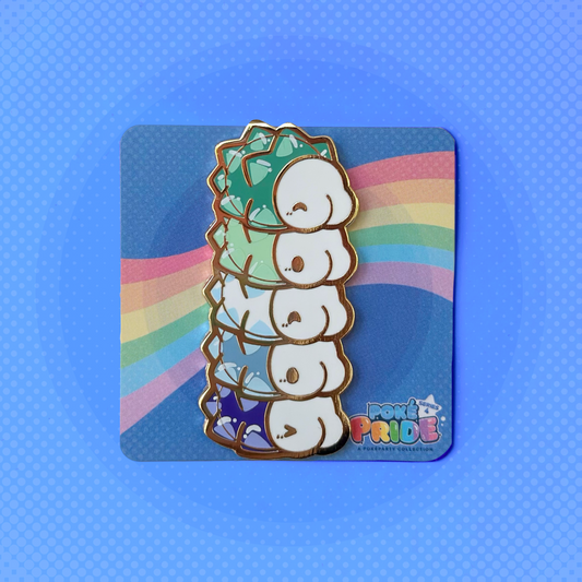 Gay Snom PokéPRIDE Pin